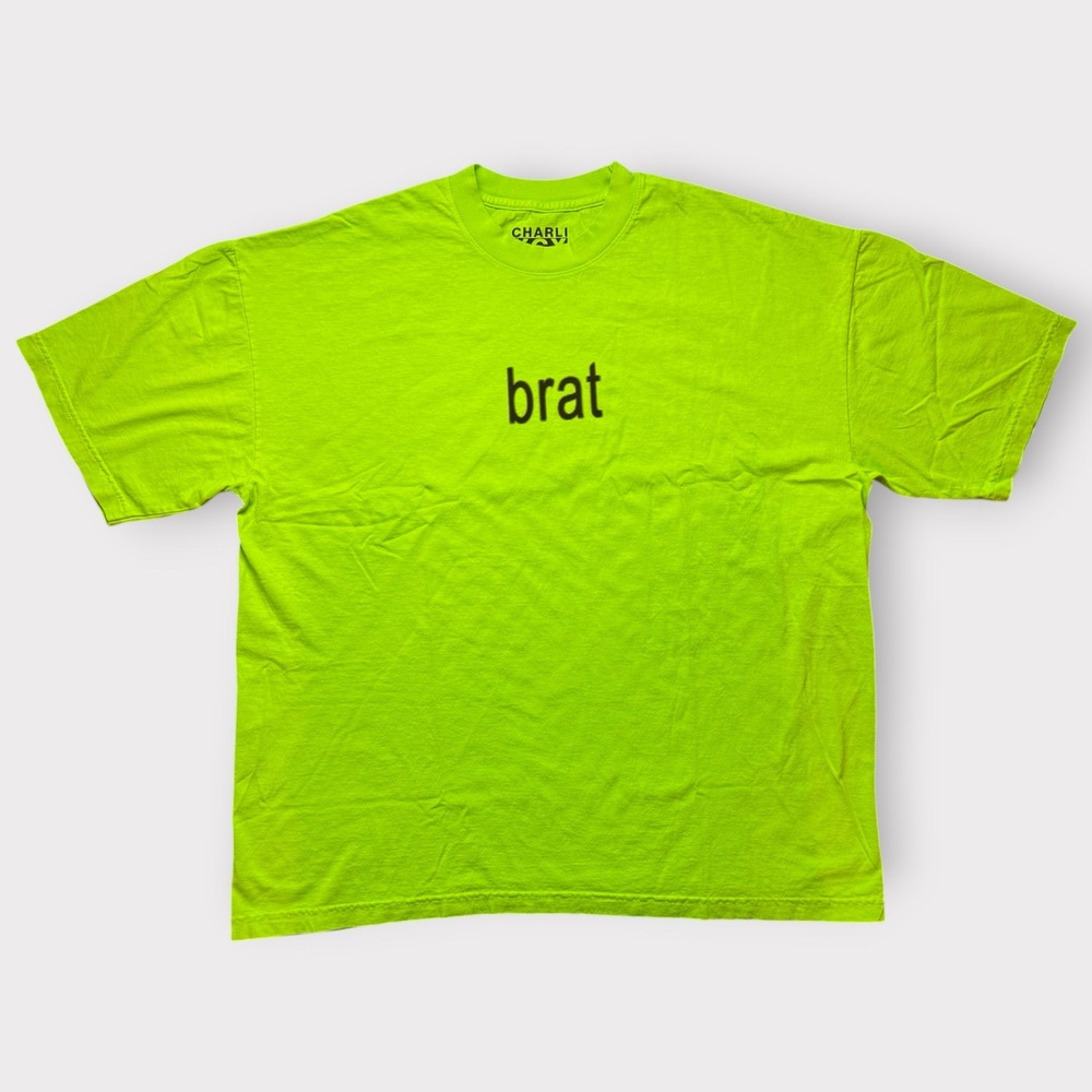 Charli XCX Brat Lime Green T-Shirt Official Album Merch XL New